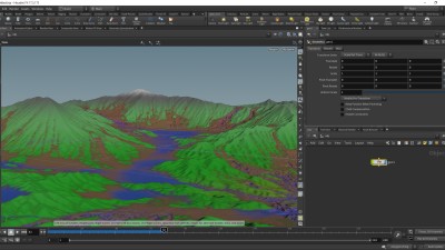 Houdini terrain