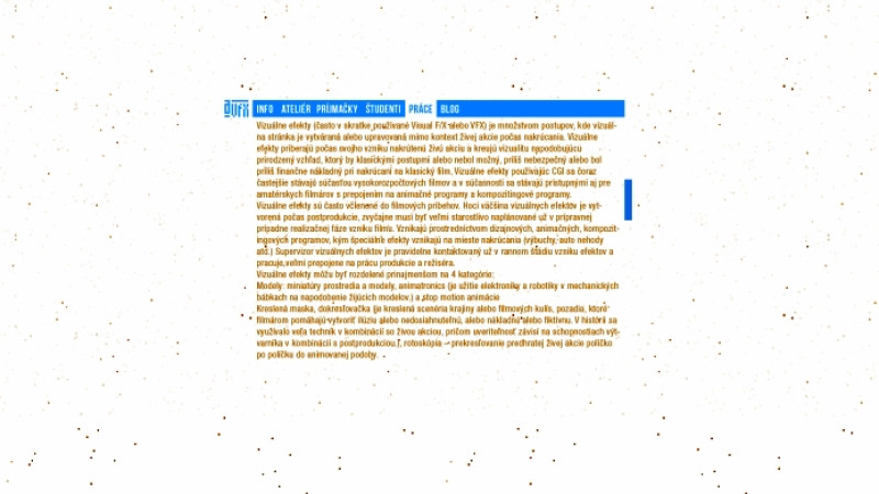 Návrhy web stránky